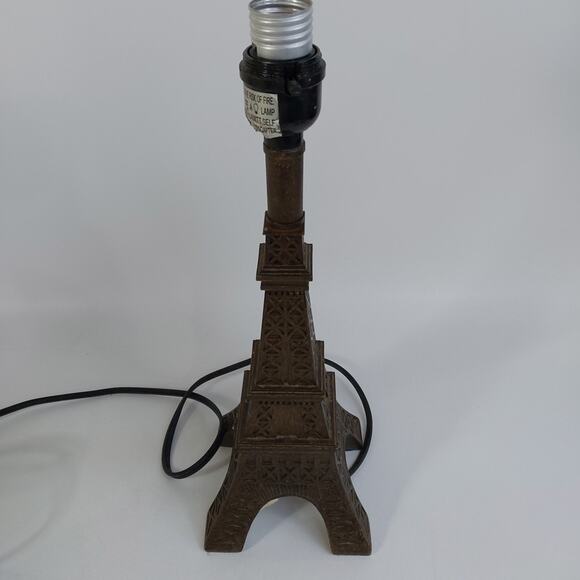 Small Desk Lamp Eiffel Tower Bronze like color - Picture 3 of 5